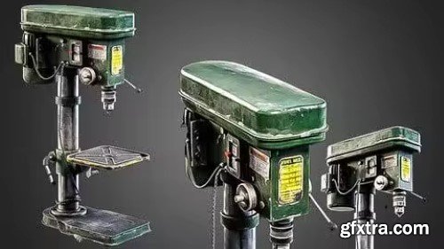 Udemy - Create A Detailed Vertical Drill: 3D Modeling & Texturing