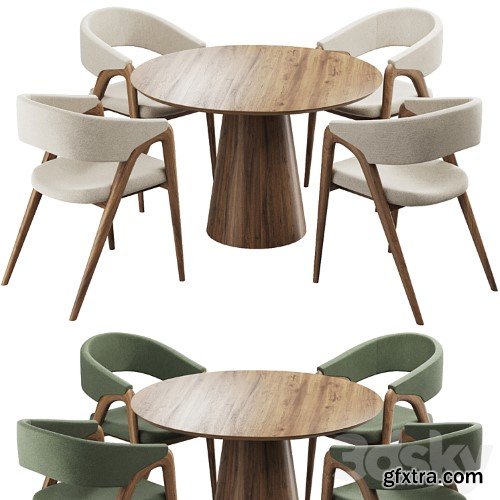 3dsky Pro - Dining chair and table217