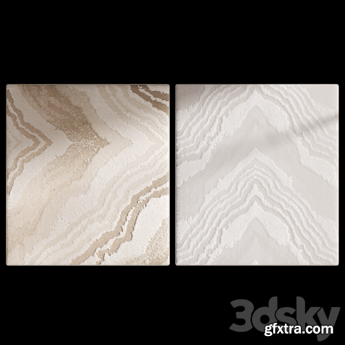 3dsky Pro - Set of 4 in 1 carpets based on Dedar Milano fabric 3dsky Pro - Set of 4 in 1 carpets based on Dedar Milano fabric