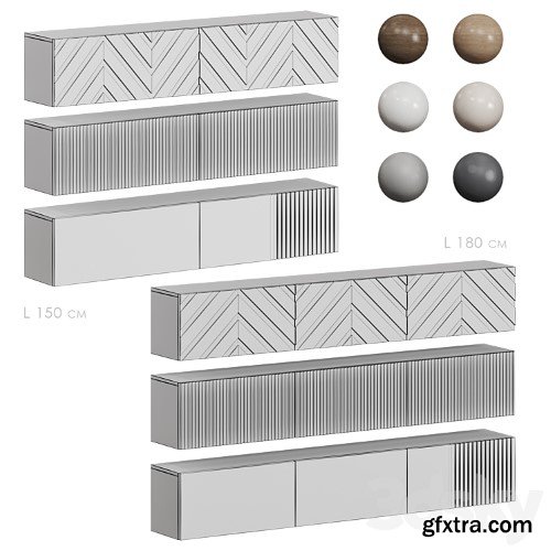 3dsky Pro - Hanging TV stand Puzzlemebel