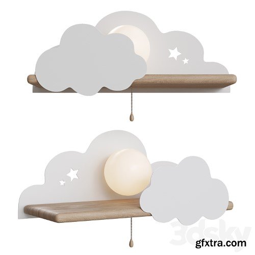3dsky Pro - Loft Concept Wall Cloud Lamp