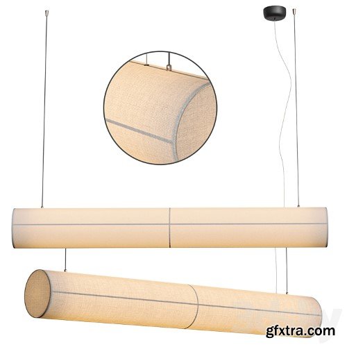 3dsky Pro - HASHIRA LINEAR PENDANT LAMP, RAW