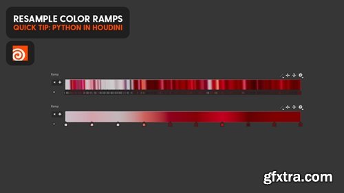 Cgside - Resample Color Ramps in Houdini