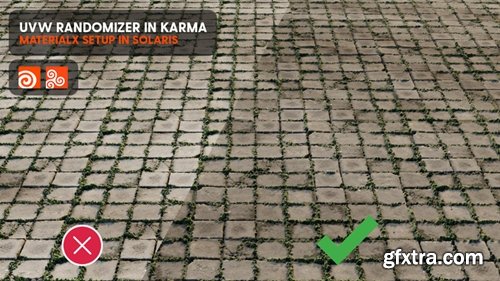CGAxis - UVW randomizer in karma