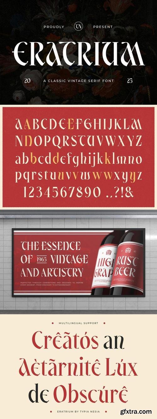 Eratrium - Classic Vintage Serif