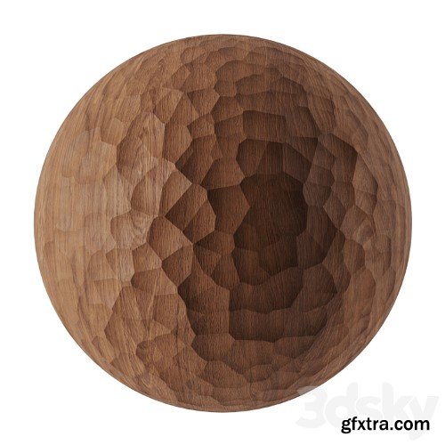 3dsky Pro - Carved wood material without displacement