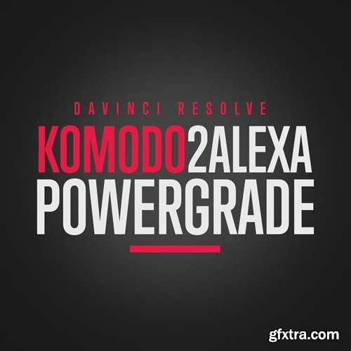 Red Komodo to Alexa PowerGrade and LUTs