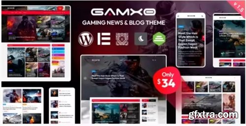 Themeforest - Gamxo v2.0.3 - WordPress Gaming News & Blog Theme 37514171