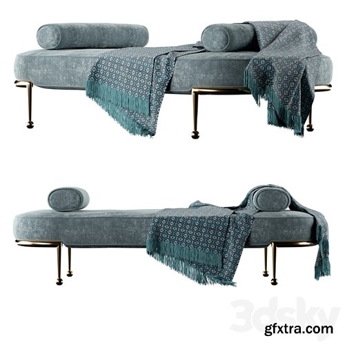 3dsky Pro - Charade Capsule Daybed by Jonathan Adler