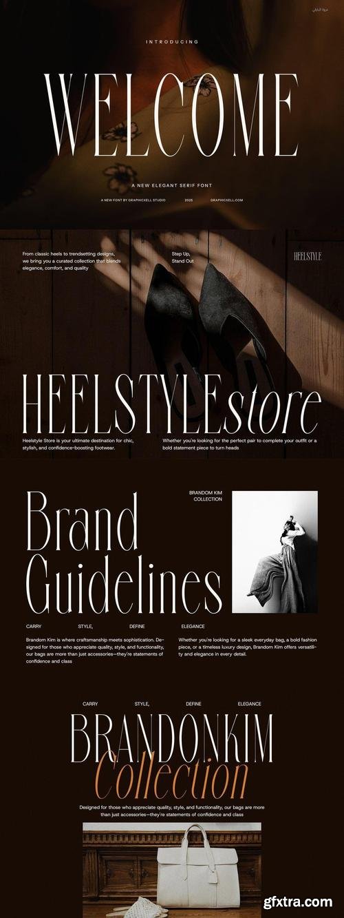 Welcome Elegant Serif Fonts