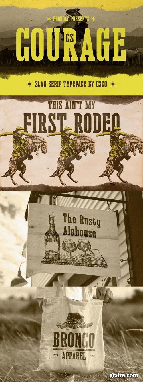 Courage - Retro Font