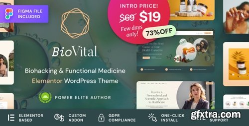 Themeforest - BioVital v1.0.1 - Functional Medicine Doctor WordPress Theme 56814309