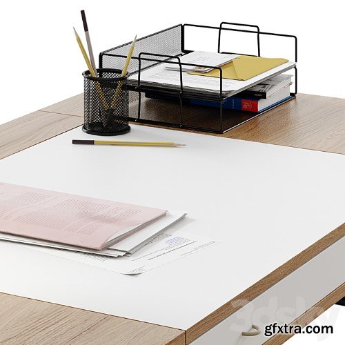 3dsky Pro - BoConcept / Cupertino Table + Ottawa Chair