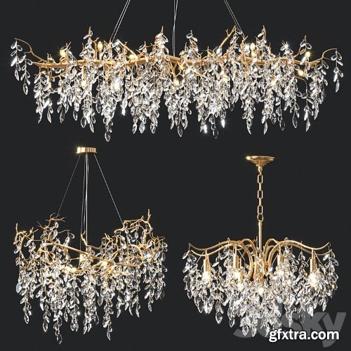 3dsky Pro - Crystal Chandelier Collection