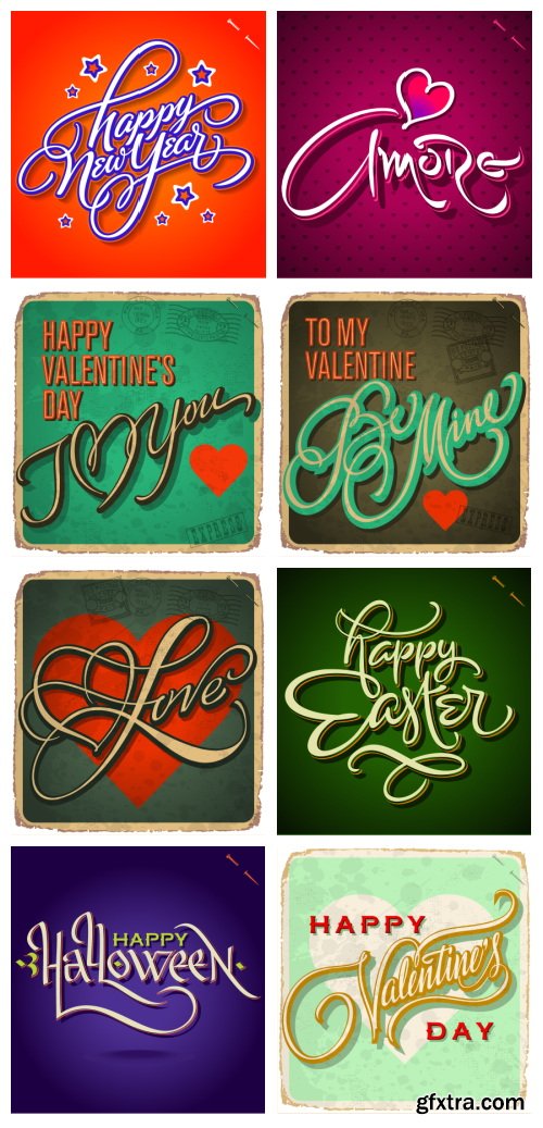 Handmade Calligraphy 25xEPS