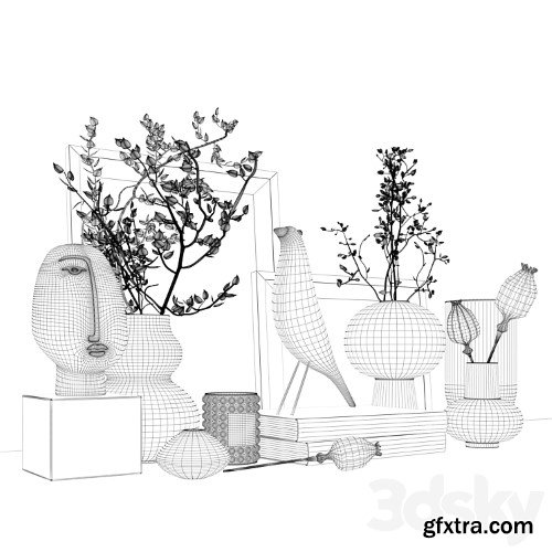 3dsky Pro - Decorative set 31 H&M home