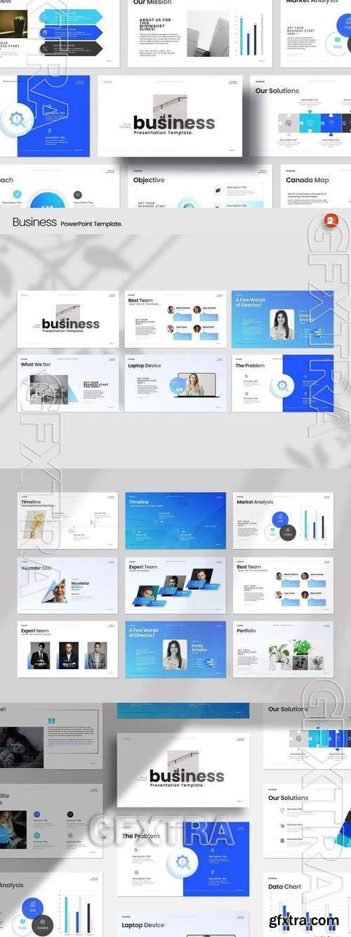 Business Presentation Template TRDZ3HK
