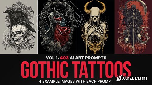 403 Ai Art Prompts For Gothic Tattoos
