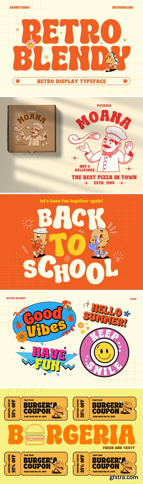 CM - Retro Blendy - Retro Display Font