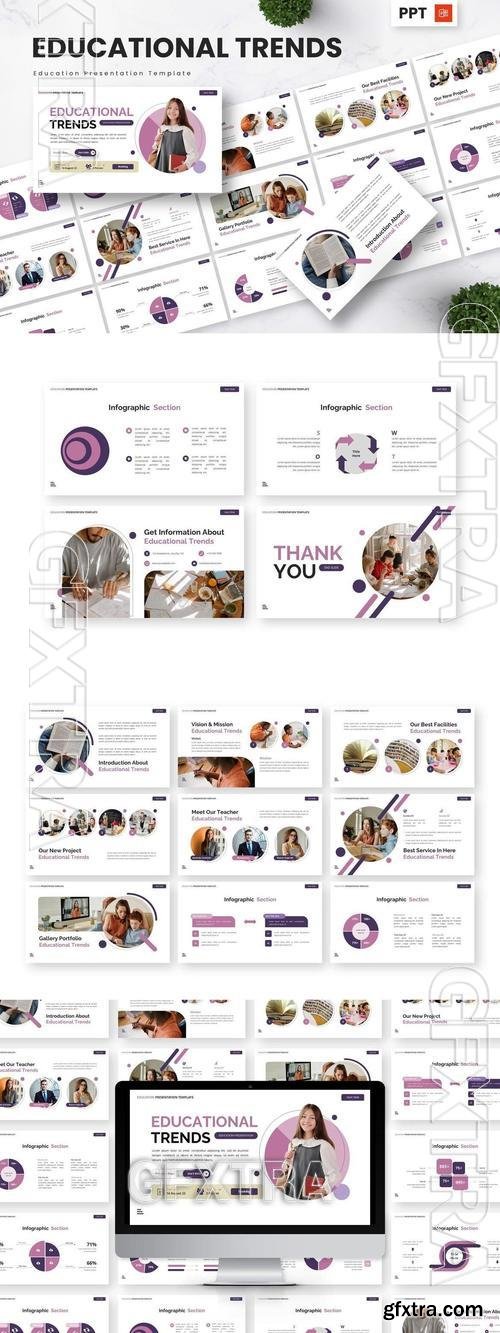 Educational Trends - Education Powerpoint Template 8EX6NNK