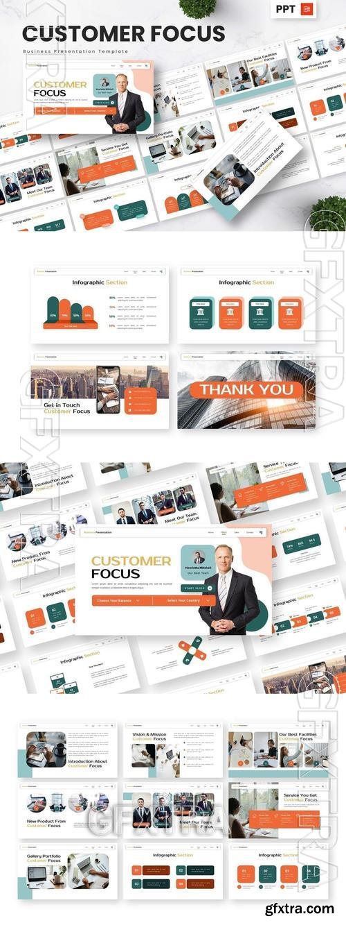 Customer Focus - Business Powerpoint Templates 84AP9F5