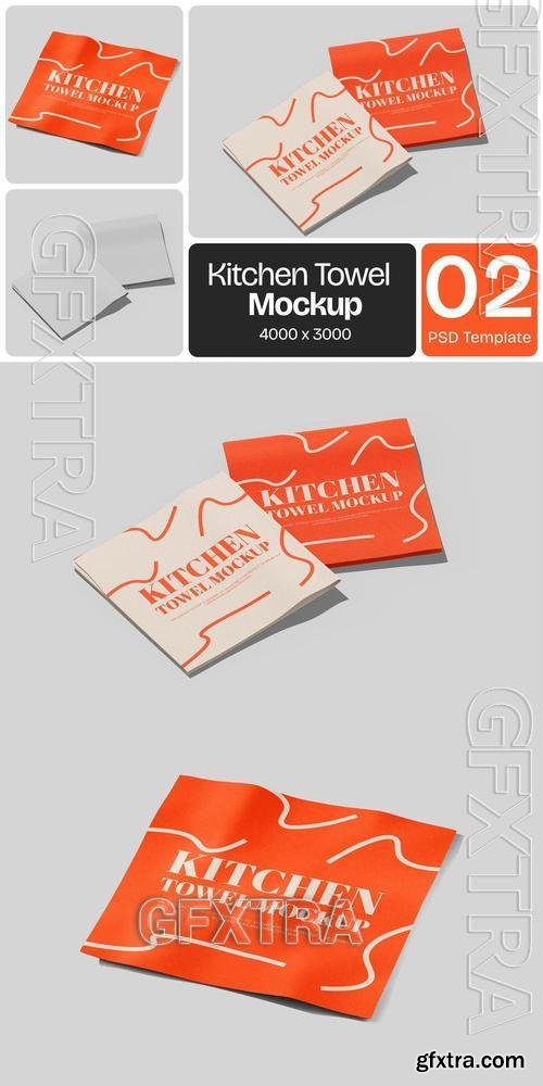 Kitchen Towel Mockup GPTJ82F