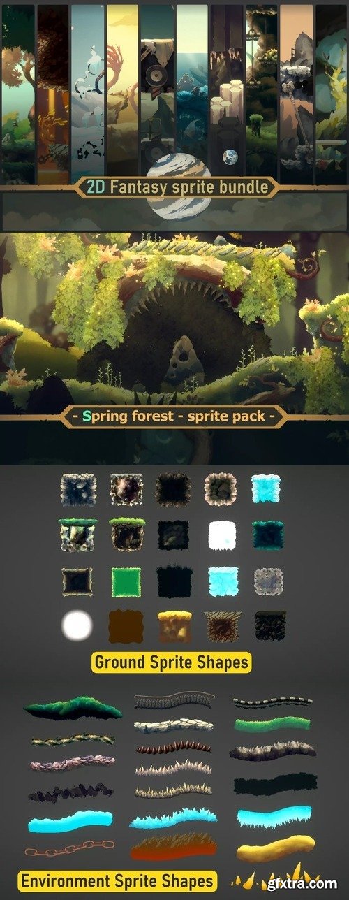 2D Fantasy sprite bundle v1.8 (09 Nov 2024)