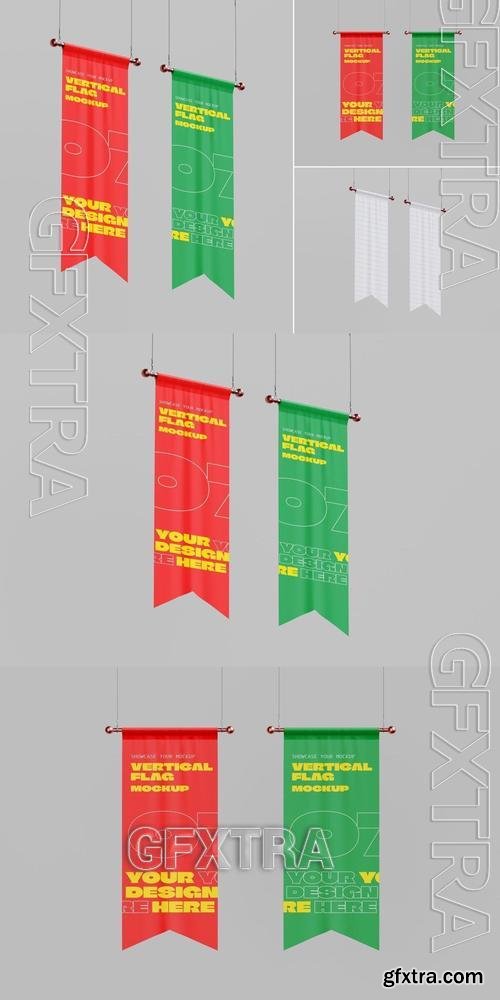 Vertical Flag Mockup 2DHXTUS