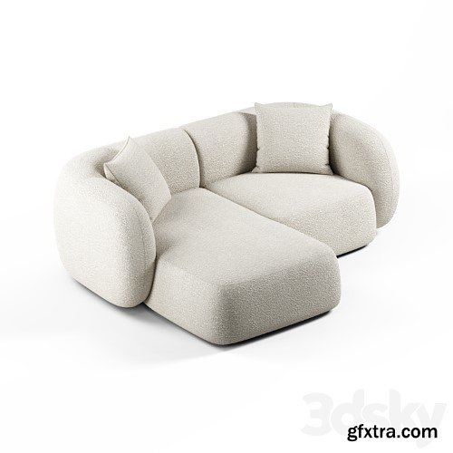 3dsky Pro - Kave Home - Martina, 2 and 3 seater sofa