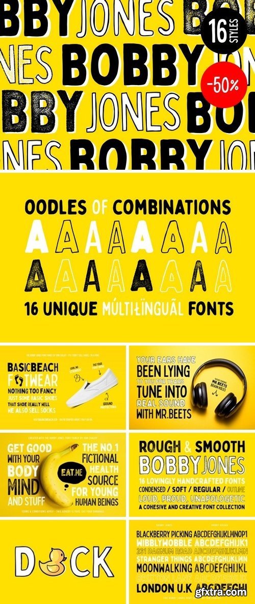 CM - Bobby Jones - 16 Fonts (LAUNCH SALE) 2933849
