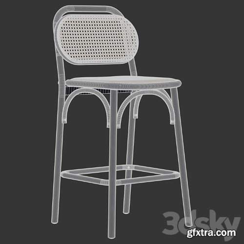 3dsky Pro - Kave Home - Doriane - Bar stool