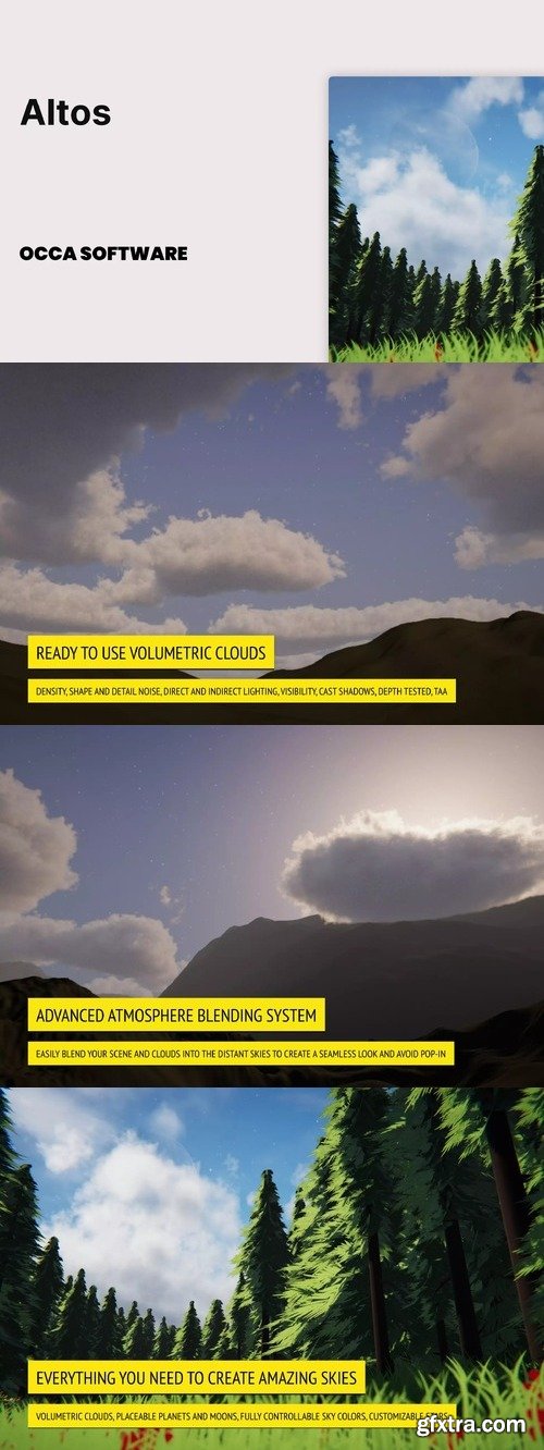 Altos - Volumetric Clouds, Skybox, and Weather for Unity URP v7.14.0 (17 Dec 2024)