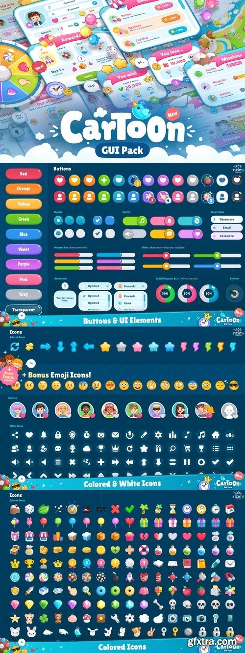 Cartoon GUI Pack v2.0.4