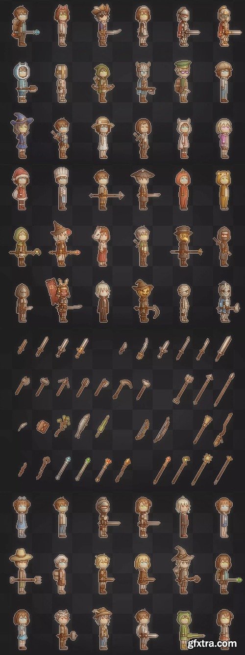 Customizable Pixel Character v2.3.6 (17 Feb 2025)