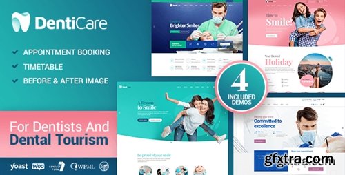 Themeforest - DentiCare - Medical & Dentist WordPress Theme 25957410 v1.3.6