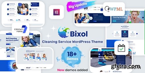 Themeforest - Bixol v1.7.1 - Cleaning Services WordPress 29344219