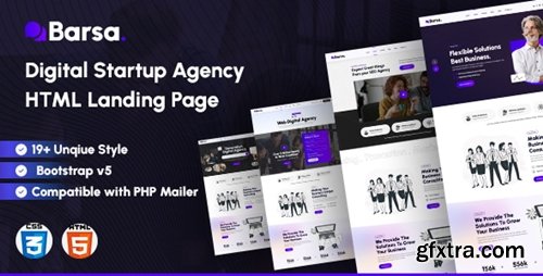 Themeforest - Barsa - Digital Startup Agency HTML Landing Page 53508361 v1.0