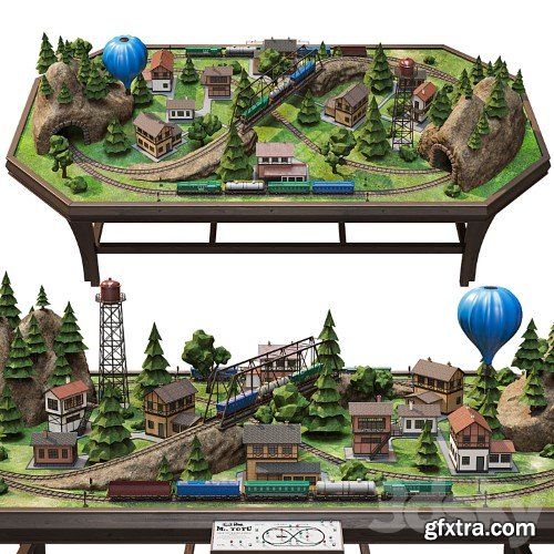 3dsky Pro - Railroad Model