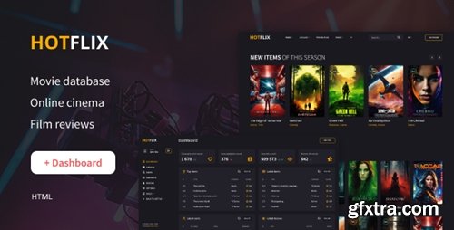 Themeforest - HotFlix – Online Movies, TV Shows & Cinema HTML Template 25128461 v1.0