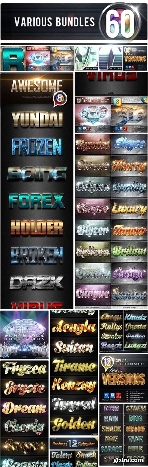 Graphicriver - 60 Various Bundles Awesome Vol.5 18800180