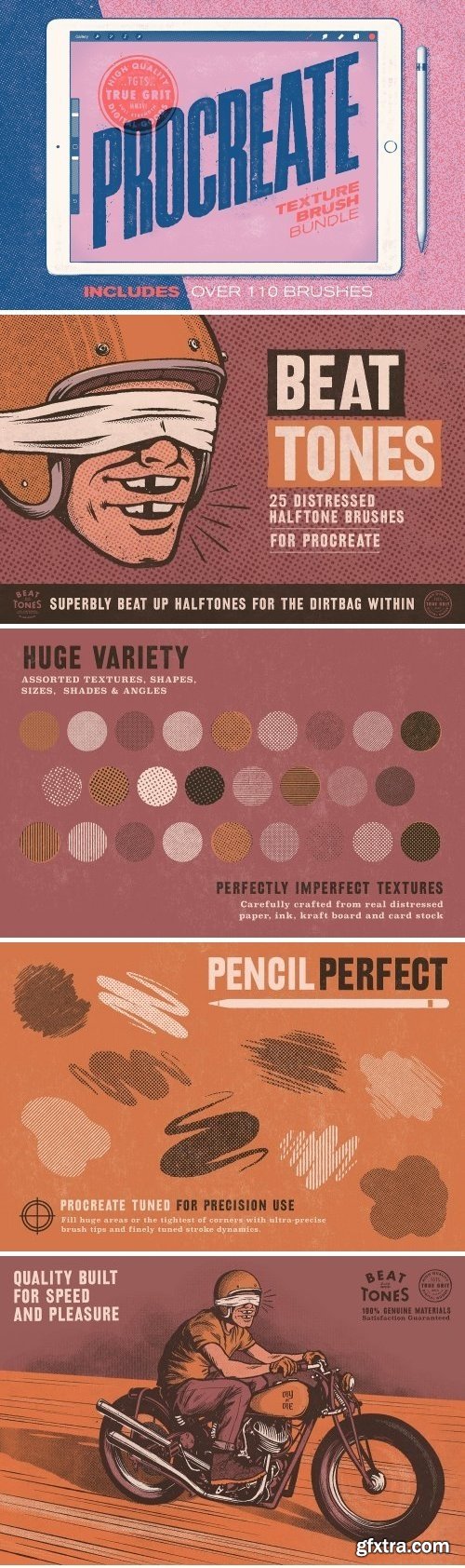 CM - Procreate Texture Brush Bundle 1966837