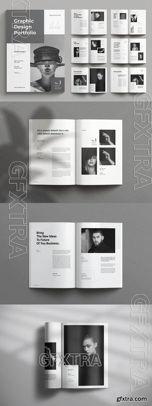 Graphic Design Portfolio Proposal Layout M8UGHGZ