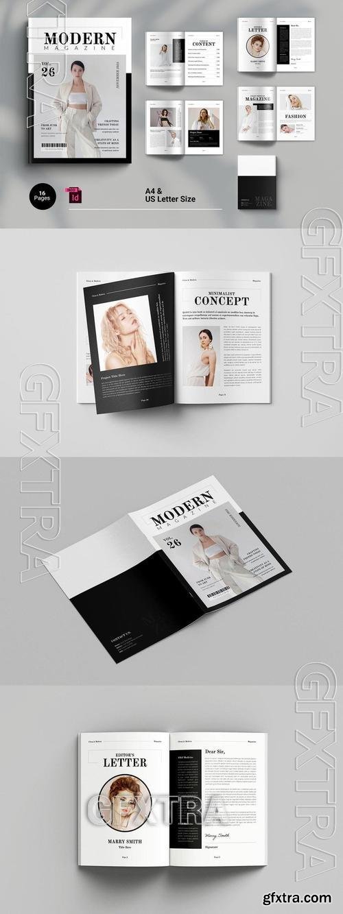 InDesign Magazine Template 5GP3SWG