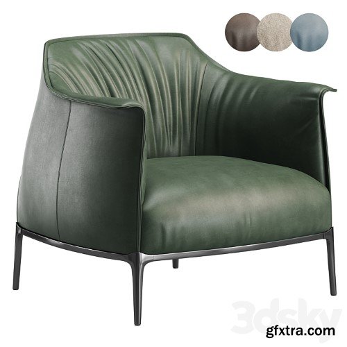 3dsky Pro - Archibald Armchair By Paltrona Frau