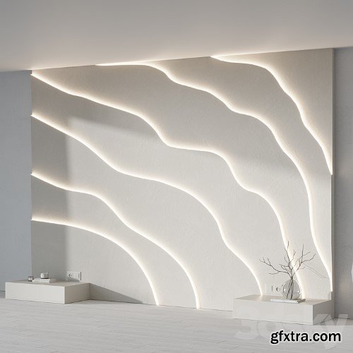3dsky Pro - Modern Headboard with light