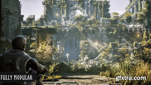 Fab - Modular Castle & Dungeon (Medieval Castle, Castles, Dungeons, Dungeon, Castle) v1.0