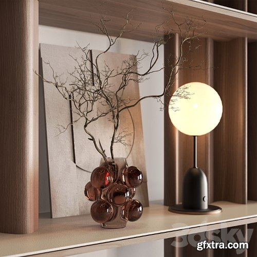 3dsky Pro - Shelves Decorative - Rack Set 23