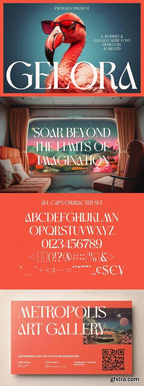 Gelora - Display Serif Font