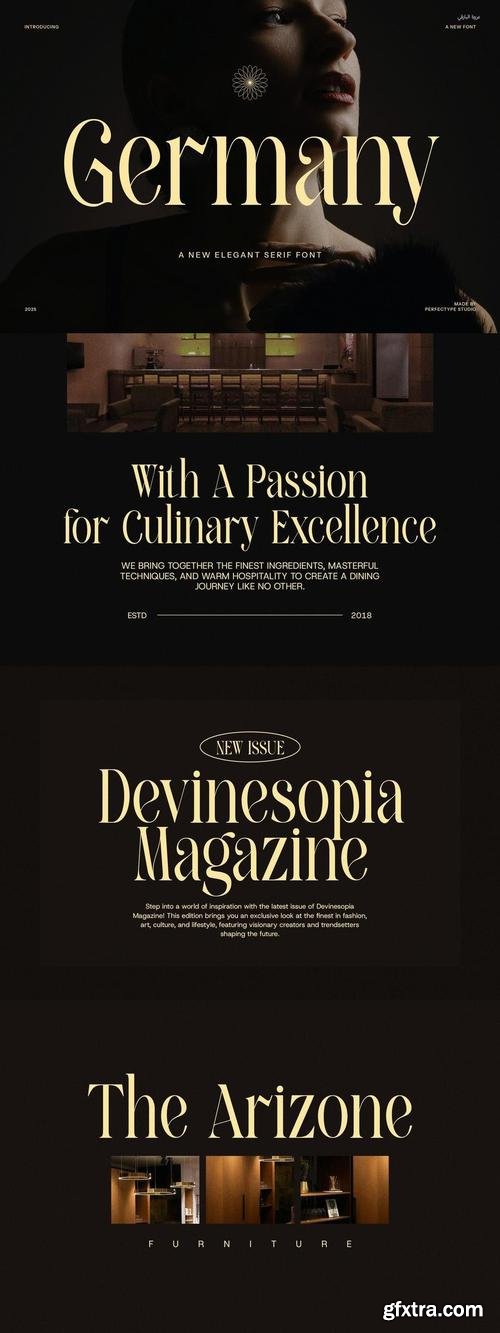 Germany Elegant Serif Font