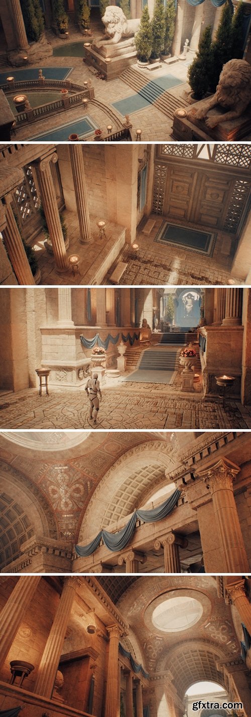 Fab - Ancient Mountain Temple (Nanite) v5.5